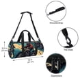 thumbnail image 5 of Motorcycle Size 17.7 inch Sports Bag with Interior Zipper Pocket - Travel Tote, Gym Bag, Basketball Bag - Large Capacity, 5 of 6