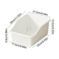 thumbnail image 3 of Vfedsrsge Wheeled Storage Bin - Multi-Purpose Large Capacity Plastic Organizer for Bathroom & Kitchen, 3 of 6