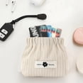 thumbnail image 2 of Pochette Organisatrice Cosmétique en Velours Côtelé, Sac de Rangement Portable à la Mode pour Rouges à Lèvres et Maquillage pour Femmes, 2 of 5