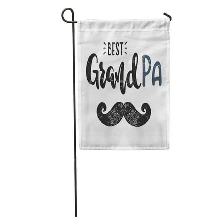 LADDKE Grandfather to The Best Grandpa Idea for Lettering Family Vintage Garden Flag Decorative Flag House Banner 12x18 (Best Garden Fencing Ideas)
