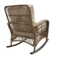 thumbnail image 6 of JP Outdoor Modern Farmhouse Wicker Rocking Chair for Indoor or Outdoor Patio,Khaki(Beige Wicker), 6 of 9