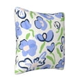 thumbnail image 2 of ZICANCN Purple Minimalist Floral Art Throw Pillow Covers, Bed Couch Sofa Knit Decorative Pillow Covers for Living Room Farmhouse, 22"x22", 2 of 8