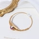 thumbnail image 3 of Pulsera de perlas barrocas cultivadas hechas a mano WindGold trabajo alrededor de seda ajustable encanto moda San Valentín delicada joyería vintage para mujeres niña mamá ER, 3 of 5