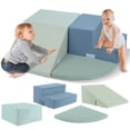 thumbnail image 6 of Spanspace Toddler Foam Climbing Blocks, Kids’ Indoor Play Structures, Soft Foam Baby Climbing & Crawling Play Set, 4-Pcs Climbing Toys, Fashionable, 6 of 9