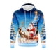 thumbnail image 2 of Sudadera con capucha y estampado 3D para hombre con temática navideña, sudaderas con cordón, ropa deportiva de manga larga, ropa para hombre con gráficos divertidos, 2 of 5
