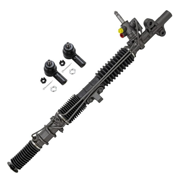 Detroit Axle - Steering Rack & Pinion Kit for 2002-2006 Honda CR-V 2003 2004 2005 Complete Power Steering Rack & Pinion Assembly 2 Outer Tie Rods Replacement