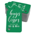 thumbnail image 1 of Inkdotpot Real Silver Foil Hugs And Kisses From The New Wedding Tags Favor Hang Paper Tags 100 Pieces, 1 of 6
