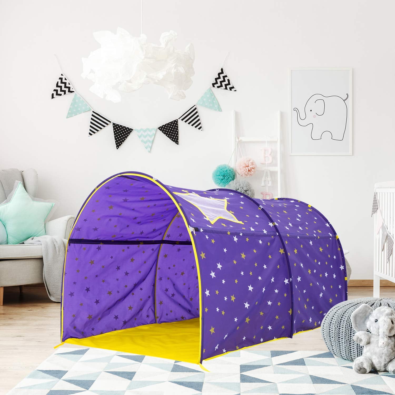 Alvantor Play Tents Secret Castle Bed, Bed Tents For Twin Beds