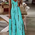 thumbnail image 1 of Vestido Bohemio De Talla Grande, Vestido Largo De Tirantes Con Cuello En V Y Cuello En V Para Mujer, 1 of 4