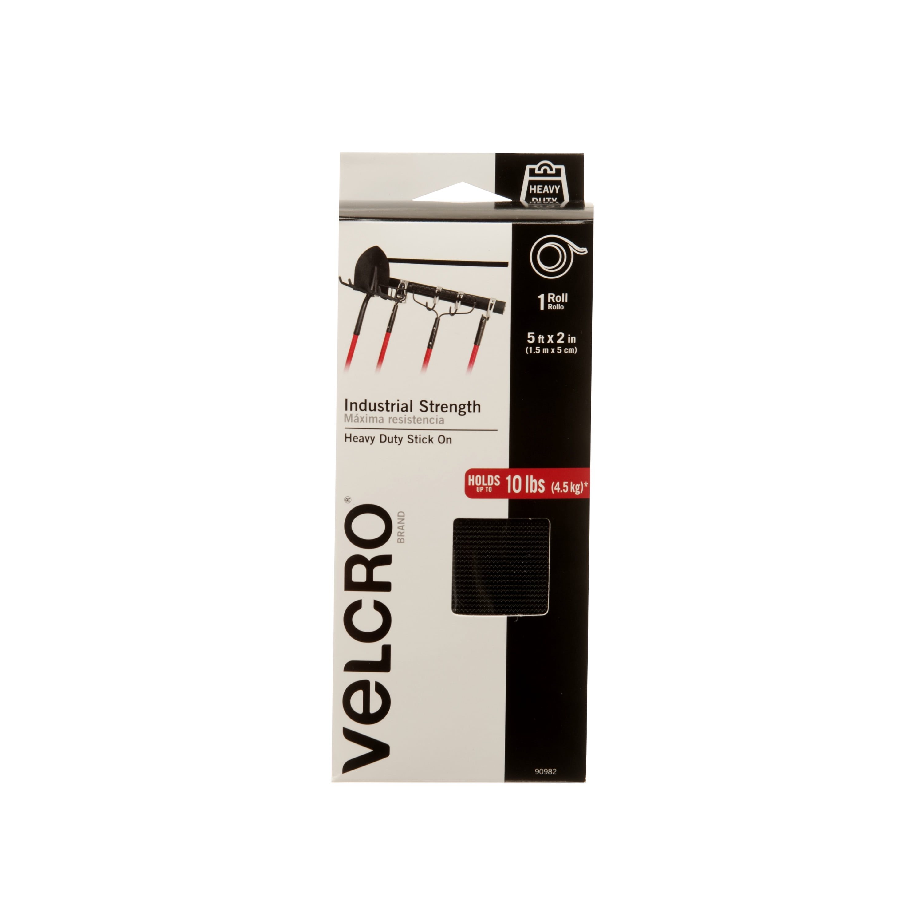 VELCRO Brand Industrial Strength 5ft x 2in Roll, Black by VELCRO® Brand