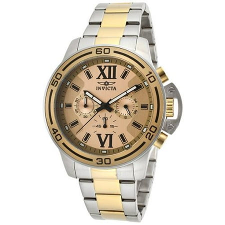 Invicta 15058 Men's Specialty Chronograph Two-Tone Bracelet Gold-Tone Dial Watch