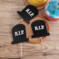 thumbnail image 1 of TEHAUX 10Pcs  Cupcake Toppers Black Bamboo Decoration for Party Hosts, 1 of 7