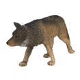 thumbnail image 2 of Mojo Timber Wolf Walking Realistic International Wildlife Figura de juguete pintada a mano, 2 of 4
