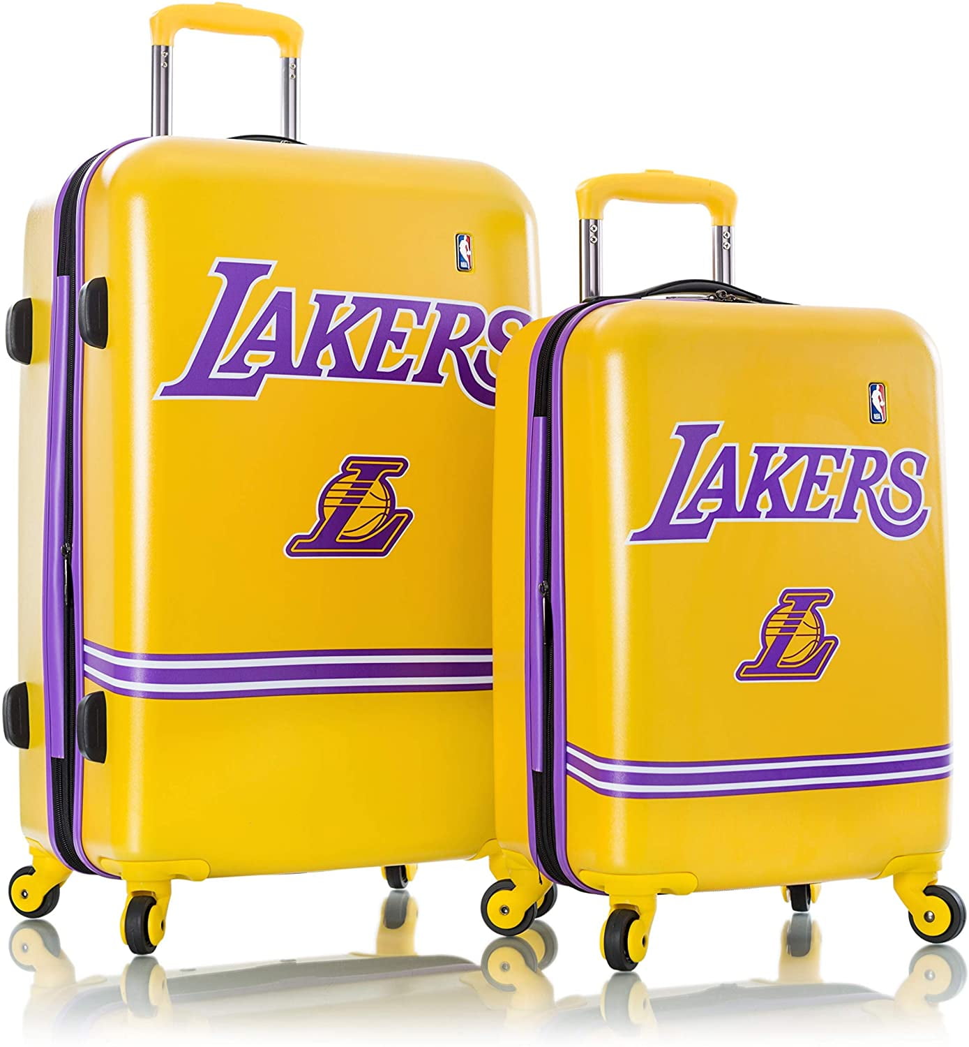 NBA Basketball Los Angeles Lakers CarryOn Spinner Luggage 2 Pieces