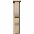 thumbnail image 2 of 5 1/2"W x 10"D x 26"H Ridgewood Smooth Corbel w/Backplate, Douglas Fir, 2 of 9