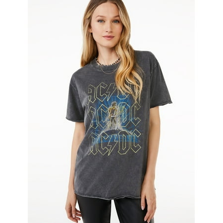 Scoop Women's AC/DC Ballbreaker Tour Graphic Short Sleeve T-Shirt