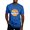Royal, variant on - Detroit Express Men's Fitted T Shirt (Dark) - Men's Fitted T-Shirt