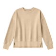 thumbnail image 3 of Vrorvz Womens Sweatshirt Crew Neck Long Sleeve Tops Solid Color Loose Casual Sweatshirts Pullover Top, 3 of 5