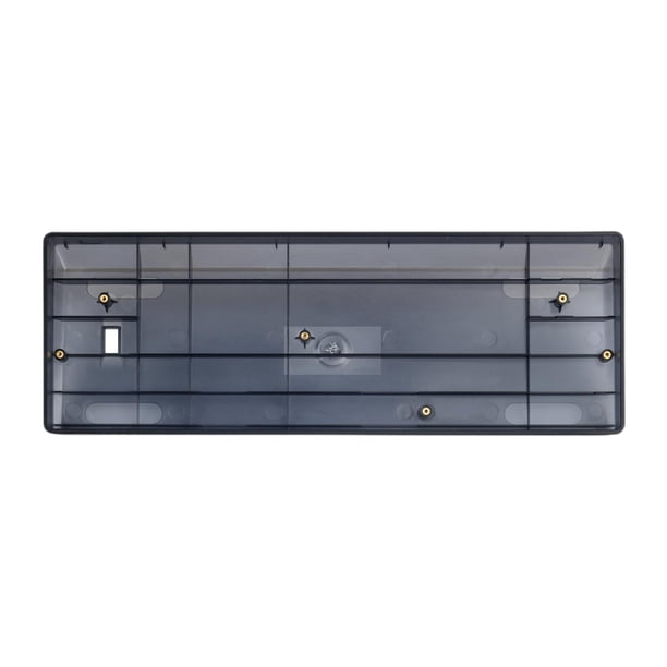 Estuche para teclado Fácil de usar Componente de bricolaje Conveniente Protector Compacto Práctico Negro transparente
