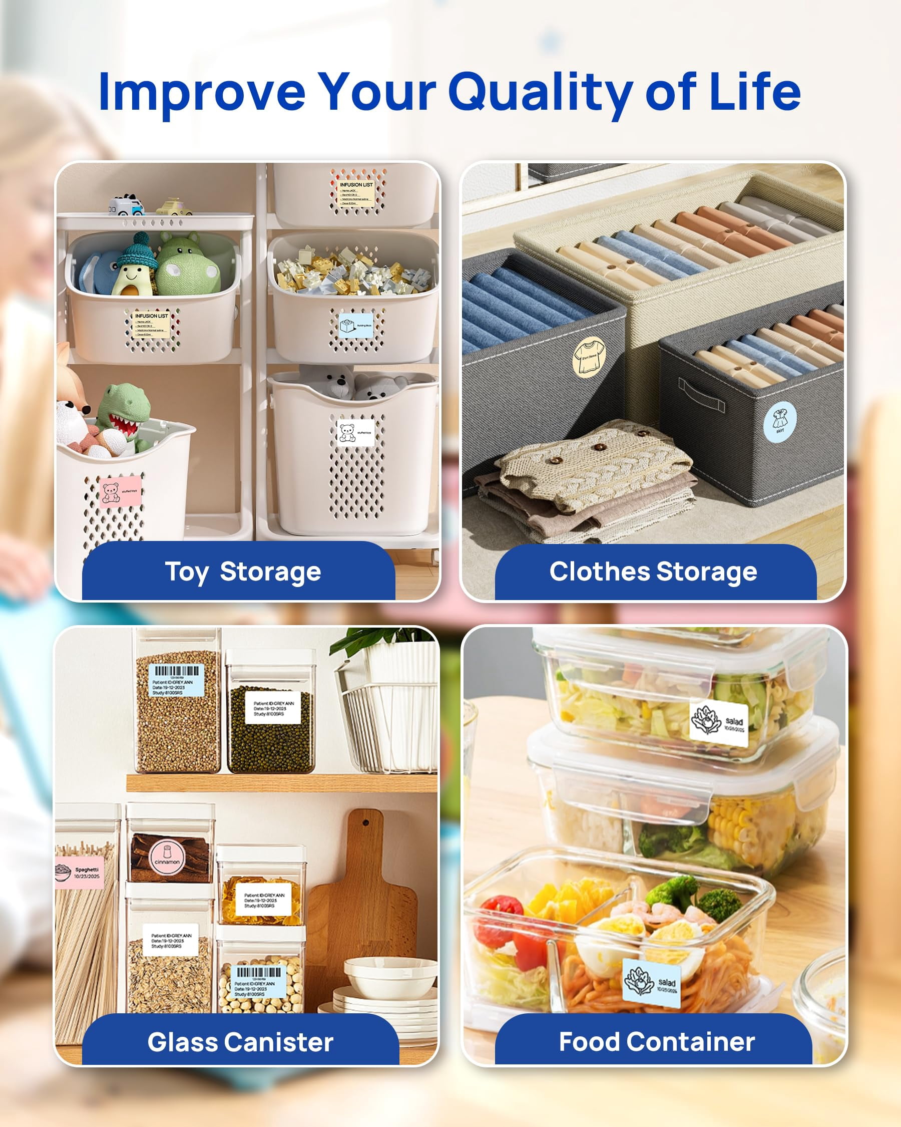 Pm260 Label Maker Machine  2 Inch Printer Inkless Portable Labeler With Smart Ai App For Home Kitchen School Office Organization Pink