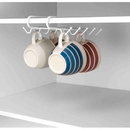 Seatpost Rack - Home Basics Under-the-Shelf Mug Rack