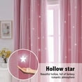 thumbnail image 5 of Joqmia Star Cutout Kids Window Blackout Curtains for Girl Bedroom Window Room Darkening Curtains & Drapes Baby Nursery Curtains 2pcs, 5 of 6