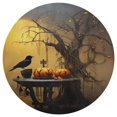 thumbnail image 3 of Halloween Ghosts Horror Pumpkin Round Small Area Rug, Print Non Slip Washable Floor Mat, Soft Throw Rug for Living Room, Powder Room Entryway, Bathroom, Bedside, 3 of 7