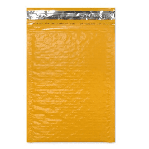 Bodycard Self Sealing Colored Poly Bubble Mailers - Envelopes 6.25" x 9.25"