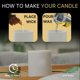 thumbnail image 5 of Frascos de vidrio para velas True Candle vacíos de 200 ml con tapa, 12 piezas, 5 of 7