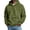Army Green, variant on hoksml Men s Fuzzy Fleece Hoodie Solid Warm Long Sleeve Pullover for Fall Daily Work Outdoor Comfort