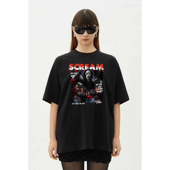 Scream Don't Answer The Phone Ghostface Horror Tee T-Shirt, for men & women, up to size 5XL