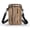Wood Grain Texture, variant on HELLHERO Floral Leopard Print Travel Crossbody Purse Adjustable Shoulder Strap Polyester Adult 4.33"x1.97"x7.09" for Casual Use