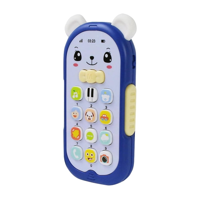 Juguetes Educativos Zulema Máquina de Sonido de Música Telefónica Azul