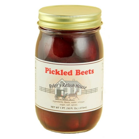 Byler's Relish House Homemade Amish Country Pickled Beets 16 oz.