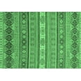 thumbnail image 1 of Ahgly Company Indoor Rectangle Abstract Emerald Green Modern Area Rugs, 5' x 8', 1 of 4