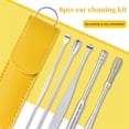 thumbnail image 3 of 6Pcs Set Ear Pick Cleaning Tool Spoon Ear Remover Cleaner Cur Lot E5 N5P2 X, 3 of 8