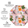 thumbnail image 4 of Pofeuu Cartoon Halloween Print Leather Coasters Set of 6, Round Cups Mugs Mat Pad for Home Kitchen Heat Resistant Drink Coasters,Octagon, 4 of 7