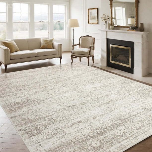 Alfombra lavable de 270 x 360 cm para sala de estar, dormitorio, oficina