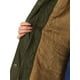 thumbnail image 5 of Chaqueta de parka de invierno para mujer Allegra K, abrigo acolchado largo, cálido, a prueba de viento, con capucha de piel sintética, 2XL, verde ejército, 5 of 6