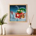 thumbnail image 4 of 5D bricolaje taladro redondo completo diamante pintura casa de Navidad hecha a mano para decoración de arte Hugtrwg Para estrenar, 4 of 9