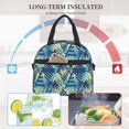 thumbnail image 4 of Naloa Hawaiian Style Print Lunch Bag for Women & Men Insulated Lunch Box or Cooler Lunch Tote Bags for Work, Travel, Outdoor, 4 of 5