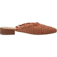 thumbnail image 6 of Sam Edelman Reeta Brown Squared Toe Fringe Detailed Slip On Classic Flats Shoes (Brown, 5), 6 of 6