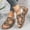 Coffee, variant on JeashCHAT Summer Women’s Sandals, Peep Toe Cutout Womens Sandals with Arch Support Light Weight Comfort Casual Outdoor Walking Sandals (Coffee)