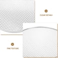 thumbnail image 5 of Pizza Pan With Holes: 16inch Stainless Steel Round Baking Screen Mesh Tray Crisper Cookie Sheet Bakeware for Oven Restaurant Silver, 43.30X43.30X0.50CM, 28X0914HUVU -, 5 of 6
