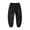 Black, variant on Nilvkv Boys Cargo Pants, Boys Solid Color Cuffed Joggers with Relaxed Fit Elastic Waist and Utility Pockets for Casual Wear Beige 14-15 Years