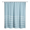 thumbnail image 2 of Creative Products Wavy Lines On Blue 71x74 Shower Curtain, 2 of 2