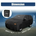 thumbnail image 5 of Unique Bargains Pickup Truck Car Cover Fit for Chevrolet Tahoe 4 Door 2007-2020 Black, 5 of 6
