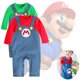 thumbnail image 2 of Disfraz de Cosplay de Anime para bebé de 0 a 2 años, traje para gatear, mono de Super Mari Bros, traje de baile divertido para niño, sombrero, regalos, 2 of 4