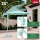 thumbnail image 3 of Sombrilla Moderna Premium Grande 3M Jardin Exterior Playa Terraza Menta Jardimex, 3 of 7