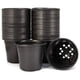 thumbnail image 2 of Macetas para plántulas BuyWeek 100 piezas plástico negro vivero ultrarresistente, 2 of 12